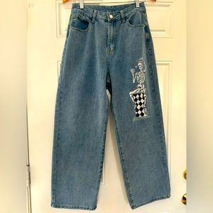 Romwe Jeans Women’s Size 6 Wide Leg Denim